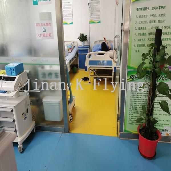 Foldable One Shake Multi Function Hospital Bed Four Wheels