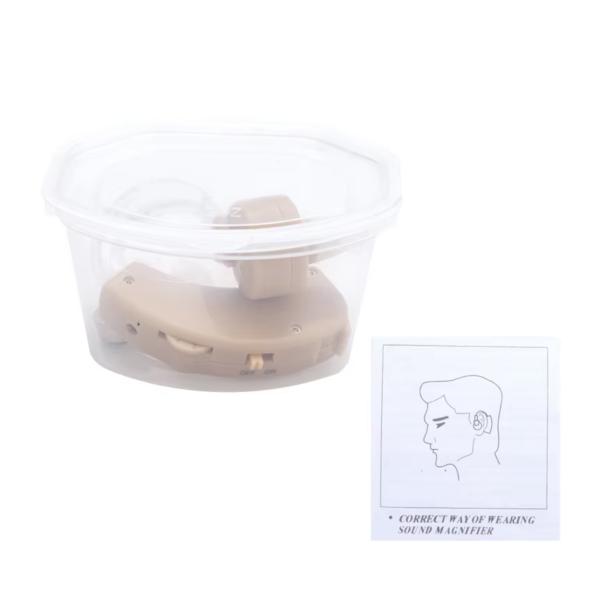 Electronic Elderly Sound Amplifier Hearing Aid and Assistance Earphone