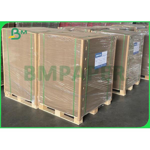 250gsm 300gsm Unbleached Brown Kraft Board For Fast Food Packaging 70cm 90cm
