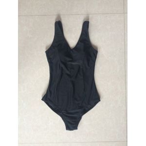 Cheap 2016 Children Girl's black polyamide one piece swimming suit wholesale