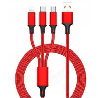 China 3.3ft Multi Port USb Cable 220V 50HZ Micro USb Data Cable M02 3A Expansion for sale