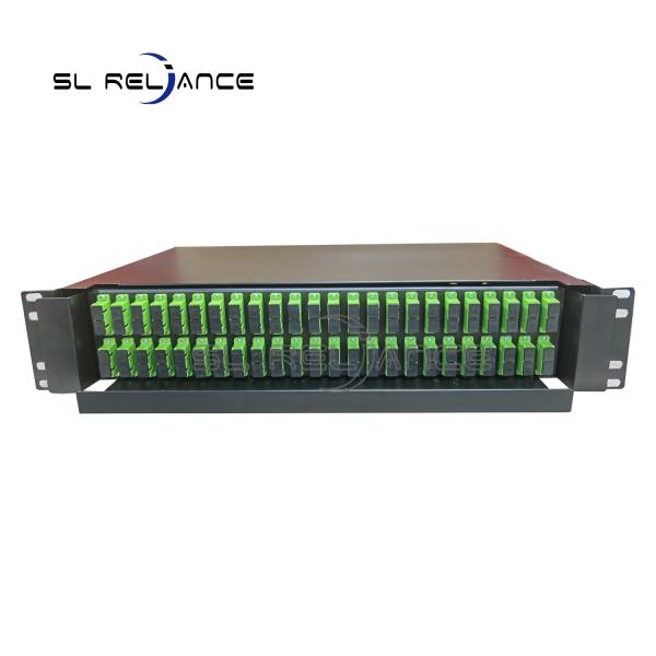 2U ODF Fiber Optical Patch Panel Rack Cabinet 48port 96Core SC APC Patch Panel