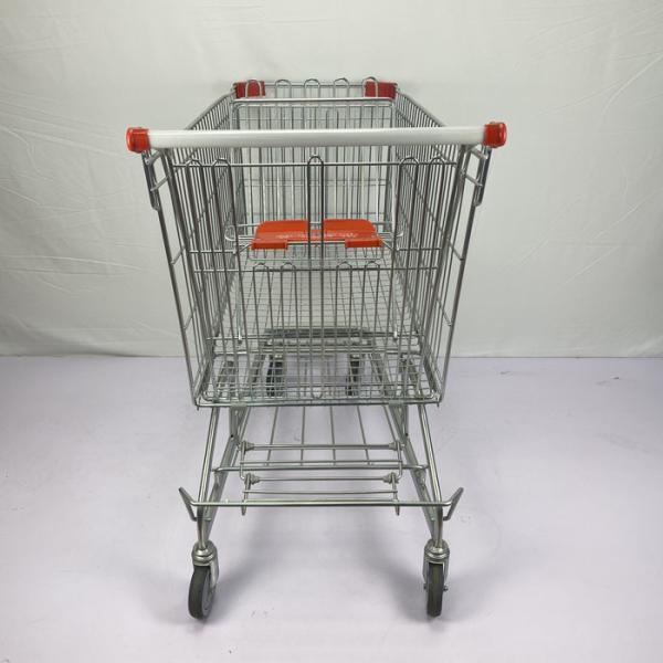 German 210L Metal Shopping Trolley Warehouse Supermarket Grocery Cart SGS Certificate