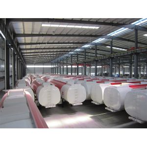 40 Ton Oil Tank Fuel Delivery Truck Semi Trailer 50000 Liters With Three Axle