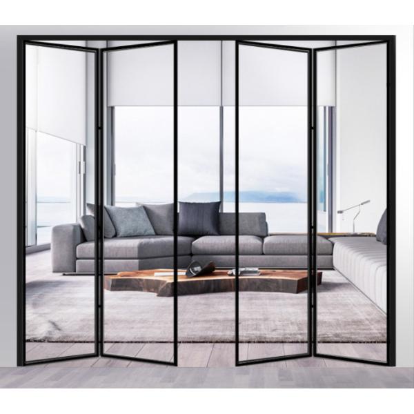 T5 White Aluminium Folding Door Aluminum Bifold Multi Fold Patio Door