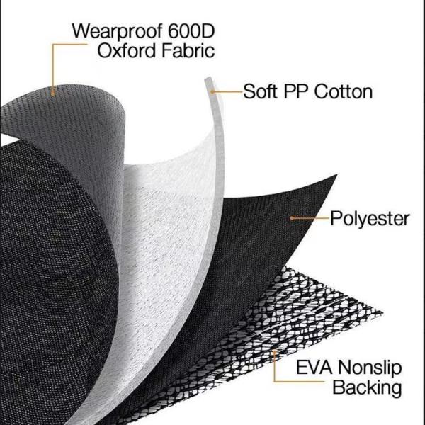 Car Rear Seat Mat Oxford Cloth Waterproof Pet Cushion Cover Storage Pockets Material