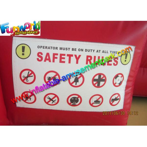 Mickey Mouse Inflatable Bounce Houses , Small Jumping Castle With Repair Kit