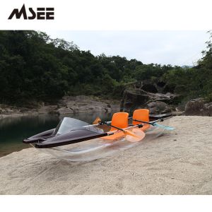 Cruising Polycarbonate Glass Kayak Transparent Kayak With Two Seat Free