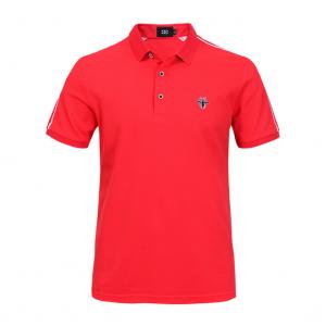 China Customs Logo Eco Friendly Boys Polo T Shirts , Cotton T Shirt For Mens on sale