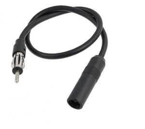 Male to Female Car Radio Antenna Adapter Cable, car antenna extension lead with 30cm coax