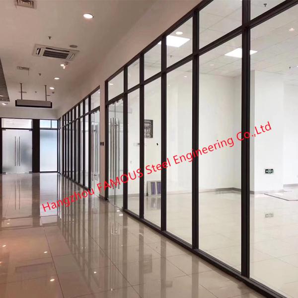 Fully Enclosed Office Glass Cubicles Soundproof Tempered Glass Walls