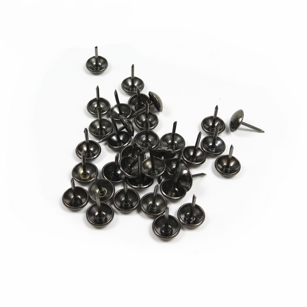 Black Nickel Tack Decorative Upholstery Nails Light Weight For Wood Furniture