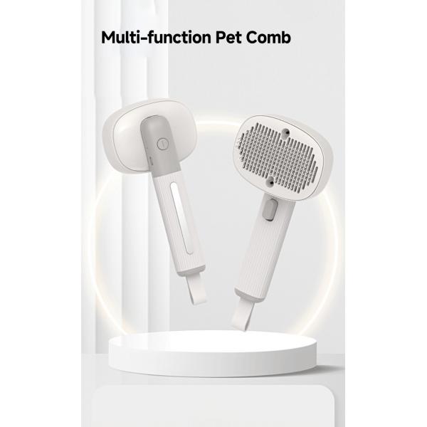 Pet Brush Cats Dogs ABS TPR Grooming Products Multifunctional Brush UV Light