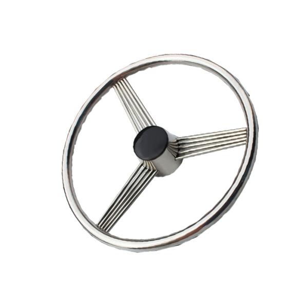 3/4" Tapered Shaft Sailboat Steering Wheel Highly Polished Marine Yacht Accessories