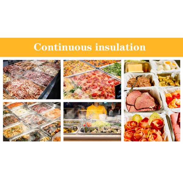 220V Stainless Steel Customized Portable Bain Marie for Commercial Catering Equipment