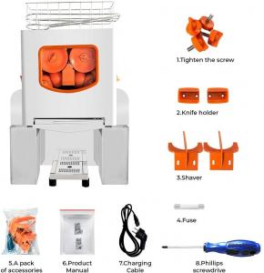 Cheap 370W 25pc/Min  Freshly Squeezed Automatic Orange Juicer Machine wholesale