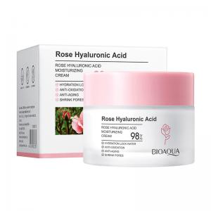 China Rose Hyaluronic Acid Moisturizer Facial Cream Brightening Skin Tightening Cream 50g on sale