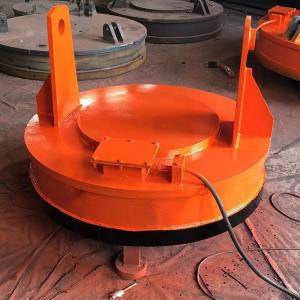 China Customized Crane Round Magnetic Chuck For Lifting Steel Metal Scrap on sale