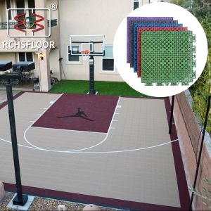 Buy cheap Interlocking Outdoor Sports Court Tiles Waterproof Polypropylene Basketball from wholesalers