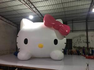 Cheap Parties And Events Inflatable Advertising Signs / Hello Kitty Blow Up Cartoon wholesale