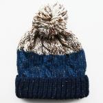 Yiwu Custom Striped Wholesale Crochet Beanie Knitted Pom Pom Beanie Hats Caps