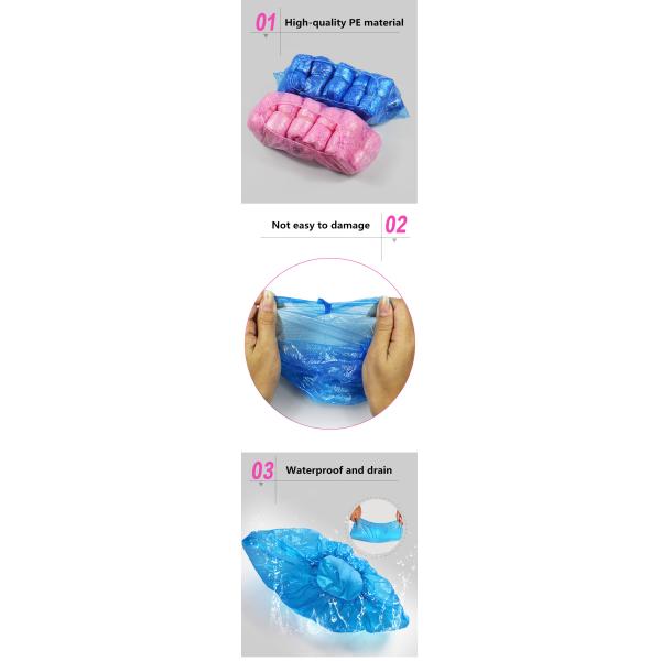 S-XL Full Sizes Disposable Shoe Cover Strong Water Resistant Shoe Covers