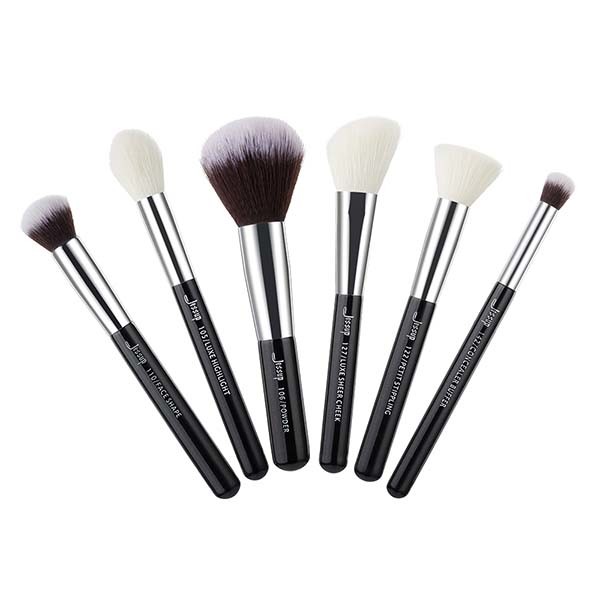Handmade Full Face Brush Set high density bristle Cosmetic Brush Set