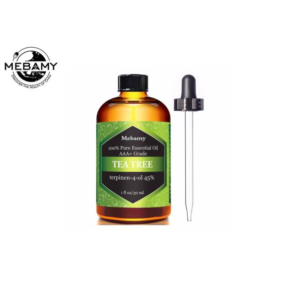 Quality Natural 100% Pure Tea Tree Essential Oil For Aromatherapy For Skin Purifying for sale