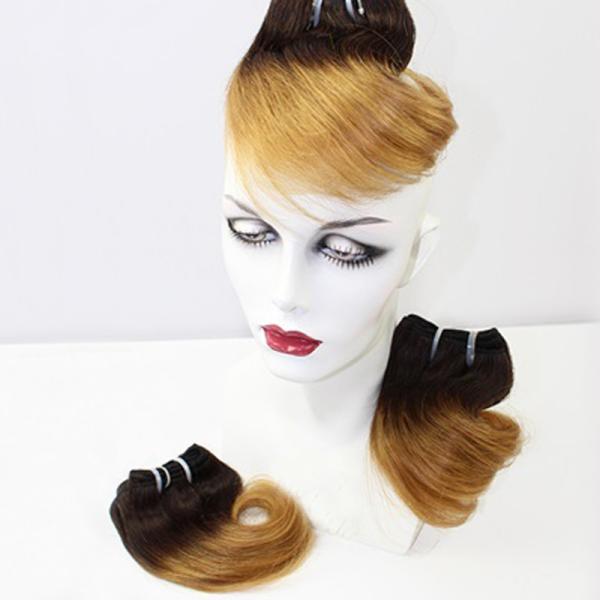 Unprocessed Raw Virgin Brazilian Machine Weft, Snail Curl Weave Hair