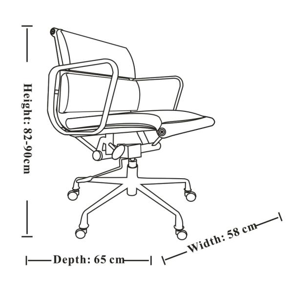 Low Back Herman Miller Aluminum Group Chair Fashionable With Arms / Wheels
