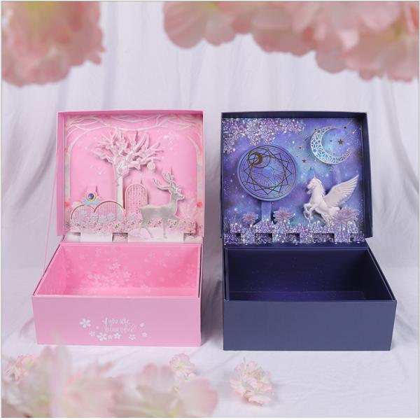 Recycled Materials Creative Luxury Paper Gift Box For Valentine Day