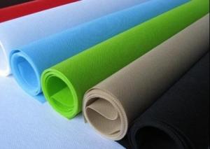 China Polyester PET Spunbond Nonwoven Fabric Suitable For Wal Decoration on sale