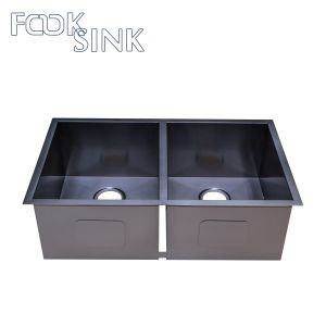 Cheap Nano Black PVD Stainless Steel Sink For Apartment wholesale