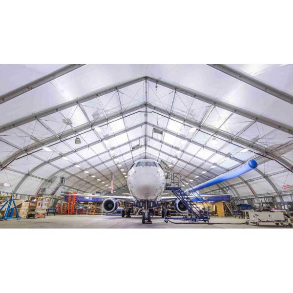 Industrial Metal Aircraft Hangars Metallic Construction Prefab Steel Frame