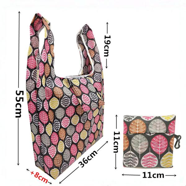 Oxford Foldable Eco Friendly Shopping Bag 36*55cm Folding Grocery Bags