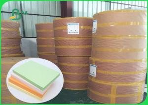 China FSC Pure Wood Pulp Colored Green Offset Printing Paper Color Designated 70CM 100CM on sale