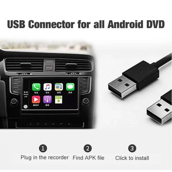 Car USB DVR Motion Activated Dashcam Full HD Wifi Adas Camera For Android System