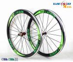 50mm Clincher Bicycle Aluminum Road Bike Wheels With Mrcarbon Logo