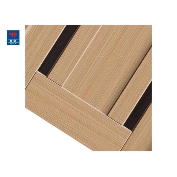 Decoration Line Modern Room Design Interior WPC Eco friendly wooden Doors With Frames