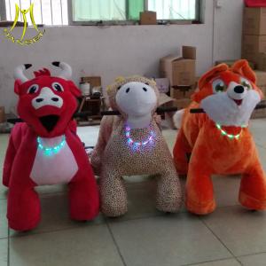 China Hansel  plush toys stuffed animals on wheels pony horse toy on sale