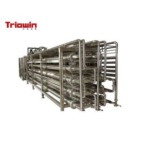 Cheap Tube In Tube Food Sterilizer Machine , Juice Sterilizer SO 9001certification wholesale