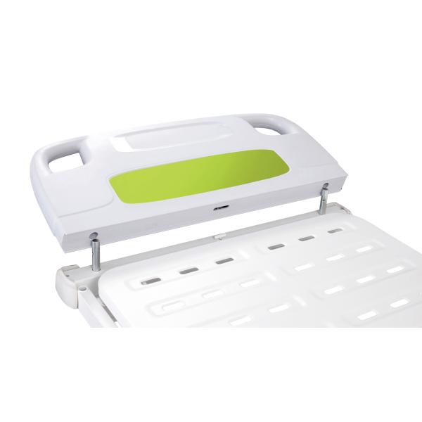 Detachable ABS Adjustable 2160MM Hospital Bed 2 Cranks Manual Medical Bed