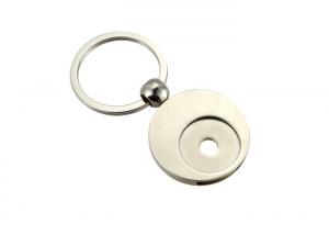Cheap Metal Personalised Shopping Trolley Coin Keyring Car Round Zinc Alloy wholesale