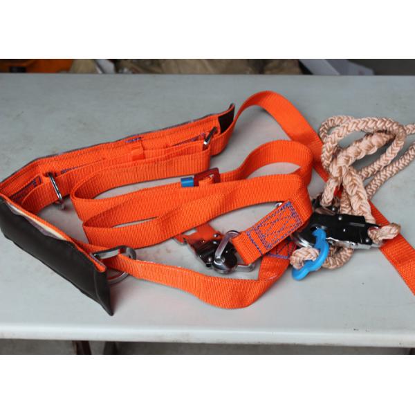 High Tenacity Polyester Full Body Safety Belt with Safety Rope / lanyard