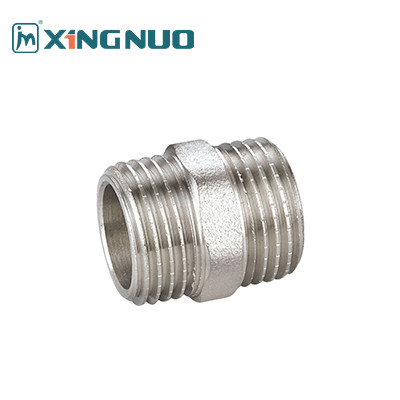 1/2 inch 3/4 inch Stainless Steel Nipple Plumbing Fitting Water Pipe Fitting male Thread Brass Pipe Fitting