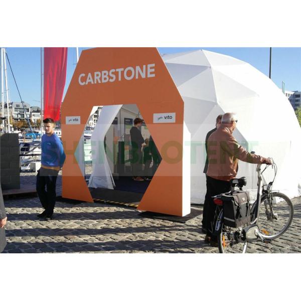 200 Square Meter Projection Black Dome Tent , Festival Dome Tent Outdoor Cinema For Family