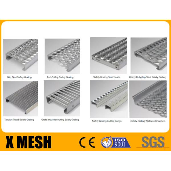 Hot Dipped Galvanized Perforated Metal Mesh Safety Grating Walkway Anti Rust