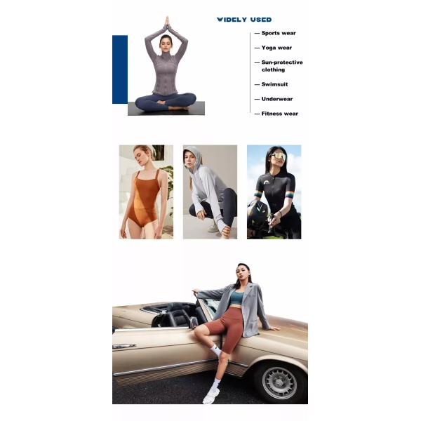 Yoga Leggings Polyester Spandex Fabric Elastane Quick Dry Naked Feel