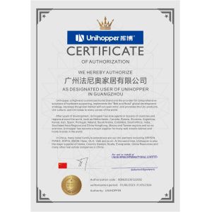 Guangzhou Faniao Cabinet Co.Ltd. Certifications