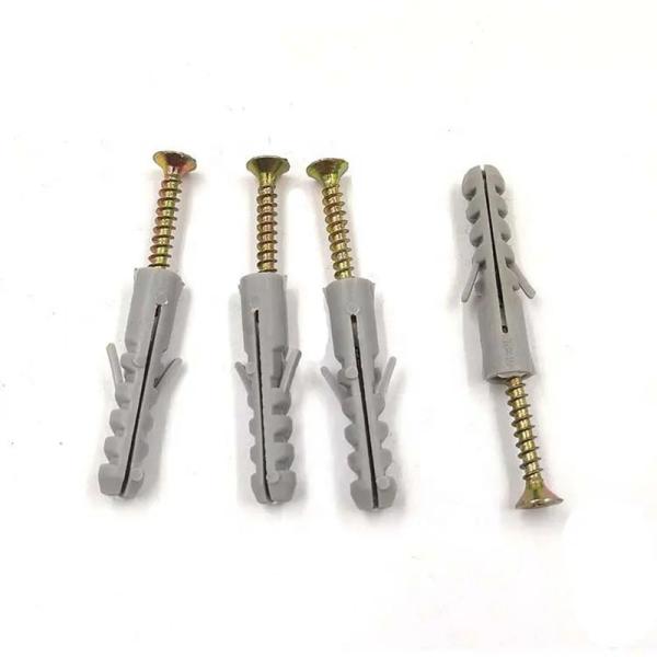 PE / PP / Nylon Load Capacity Anti Corrosive Plastic Expansion Nail Plugs Length 30mm-300mm